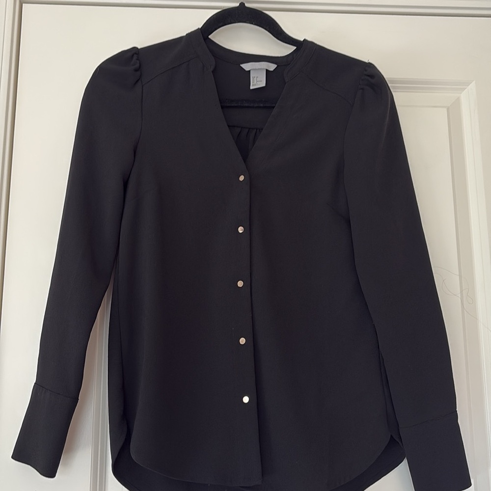 H&M Black Blouse - Picture 3 of 4
